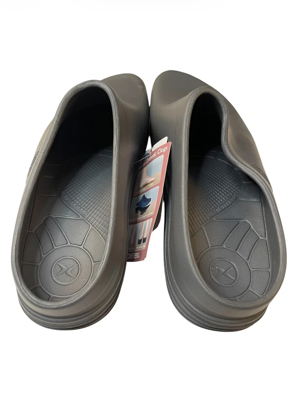 NWT Aetrex Bondi Orthotic Clogs Charcoal Men’s Size 10
